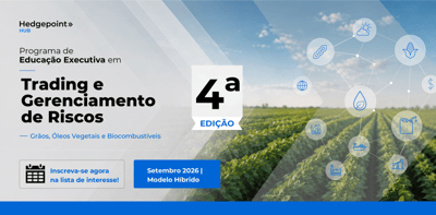 Hedgepoint HUB prepara 4ª edição do Programa Executivo em Gerenciamento de Riscos para Commodities